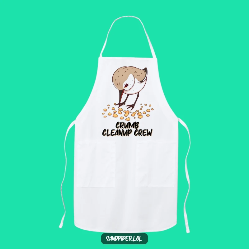 Funny Sandpiper Pecking Apron - Hilarious Chef's Coastal Companion