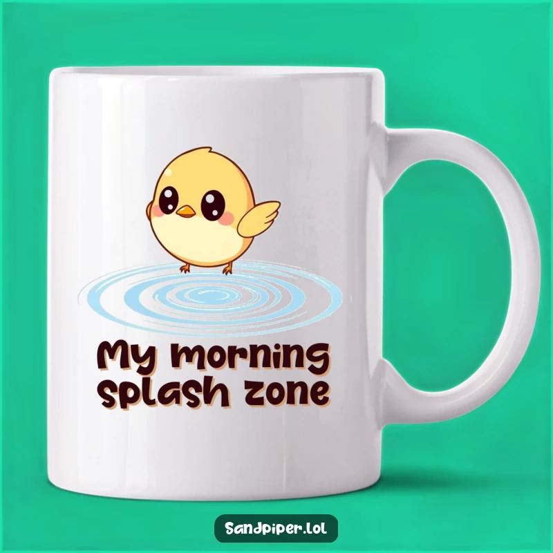 Funny Bird Wide Eyes Ripple Chase Mug - Perfect Gift for Bird Lovers Who Giggle