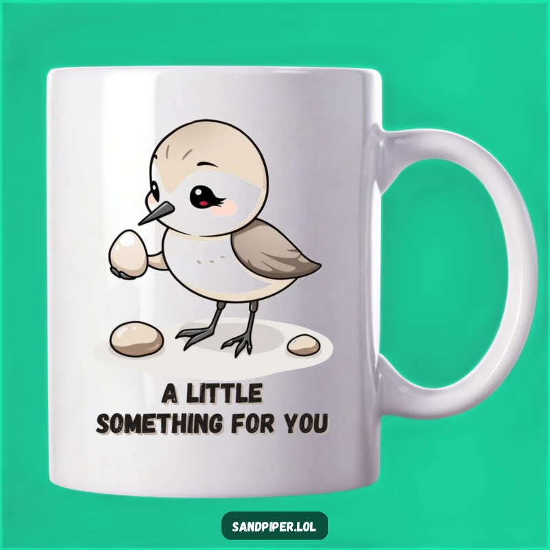 Funny Sandpiper Pebble Gift Mug: A Heartwarming & Hilarious Bird Surprise