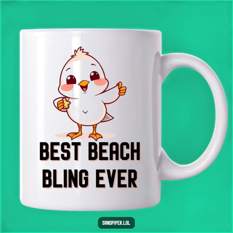 Funny Sandpiper Treasure Hunter Mug - Delightful Bird Lover Funny Gift