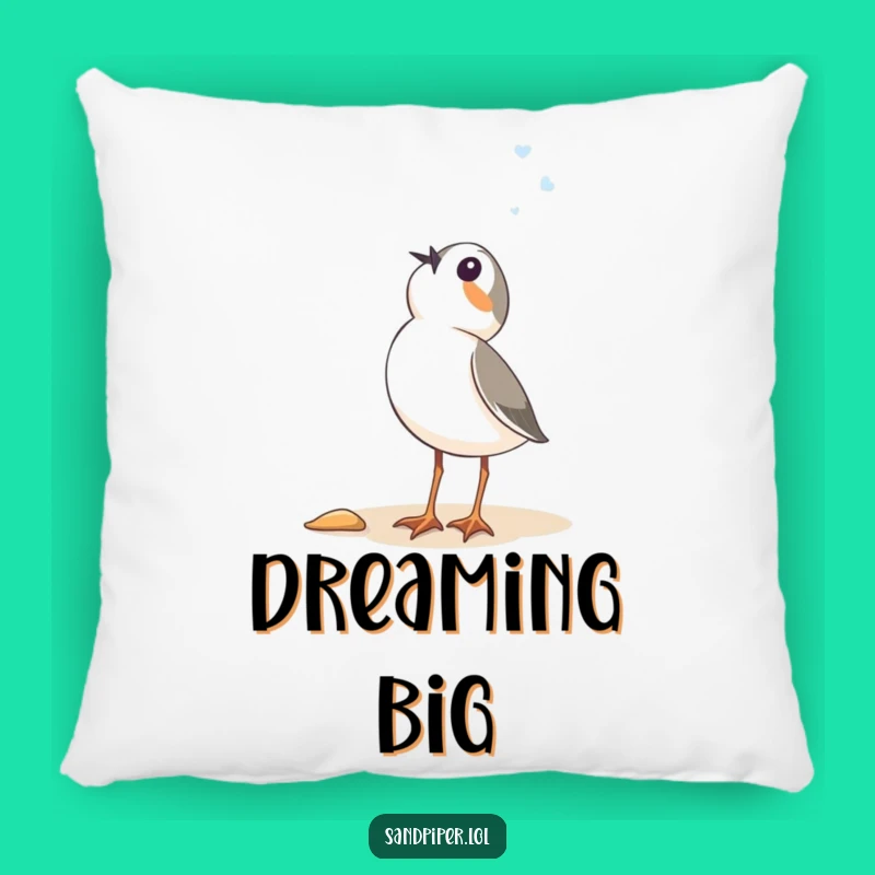 Funny Sandpiper Wonder Pillow - Cozy Comfort and Humorous Charm Gift