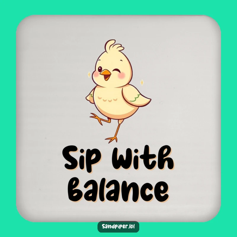 Funny Bird Coaster: Protect Surfaces with This Hilarious One-Legged Art Piece