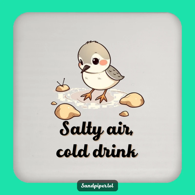 Funny Sandpiper Digging Coaster - Protect Surfaces with Play