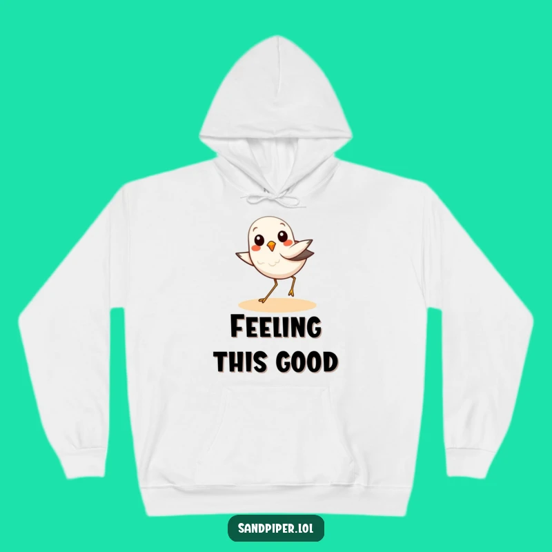 Funny Sandpiper Cozy Hop Hoodie: Joyful Birdy Comfort Gift