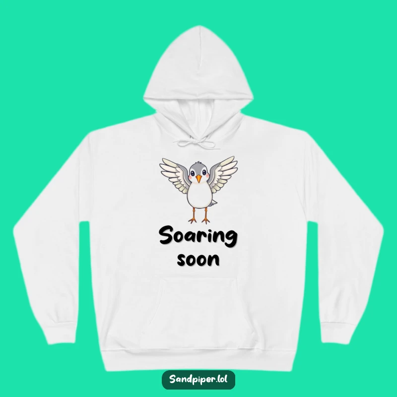 Funny Sandpiper Hoodie: Cozy Ready to Fly Design, Ultimate Humorous Gift