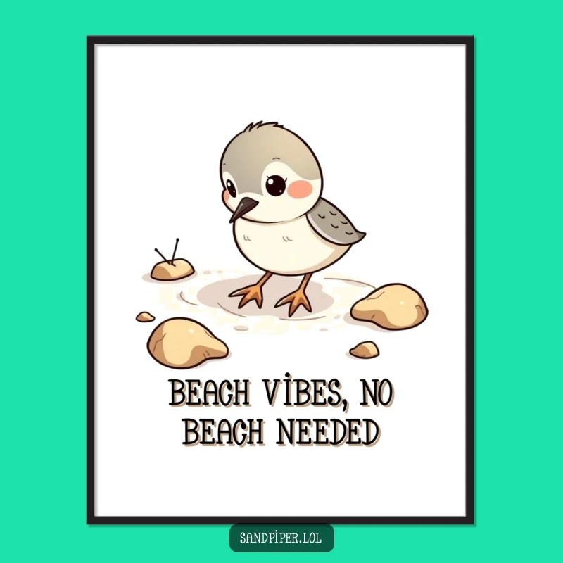 Free Printable Sandpiper Art: Playful Downloadable Decor for Beach Lovers