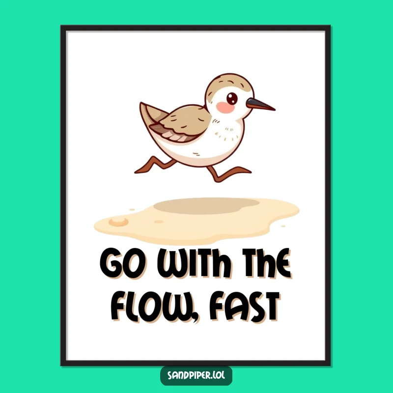 Funny Free Printable Wall Art Sandpiper Runner Downloadable Decor