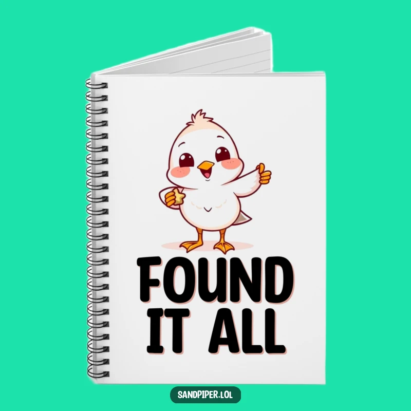 Funny Sandpiper Notebook - Journal for Bird Lovers, Ideal Funny Gift