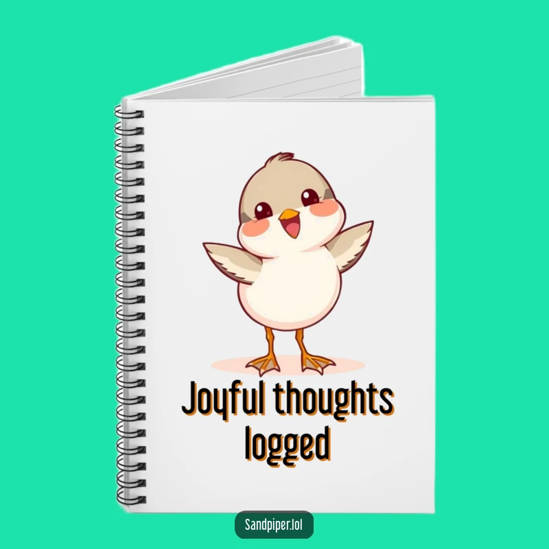 Funny Sandpiper Wag Notebook: Joyful Bird Journal, Perfect Gift for Ideas