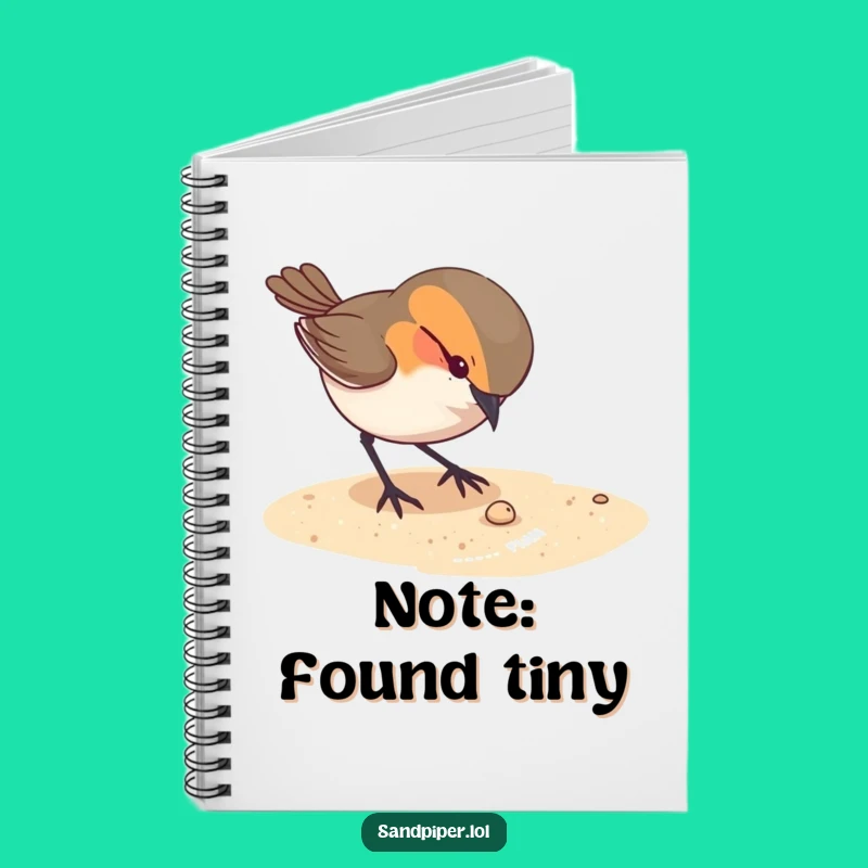Funny Bird Pecking Notebook - Capture Curious Thoughts