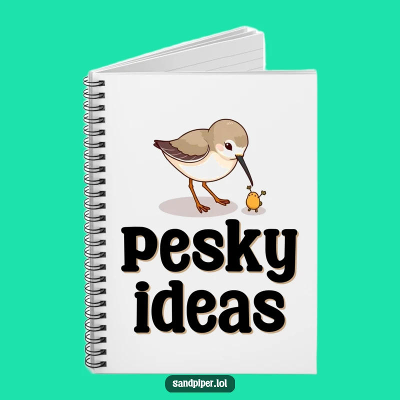 Funny Sandpiper Bug Hunt Notebook: Hilarious Journal for Playful Ideas
