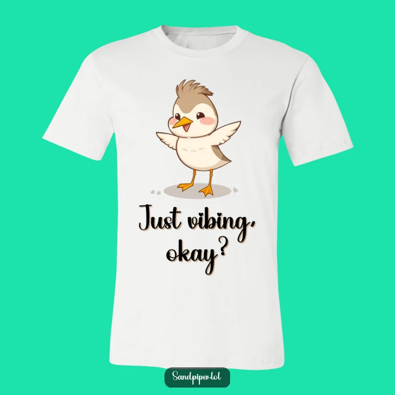 Funny Sandpiper Head Bob T-Shirt - Wear Your Joyful Dance